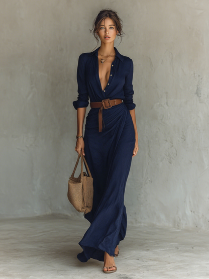 Sofia | Maxi vestido con cinturón