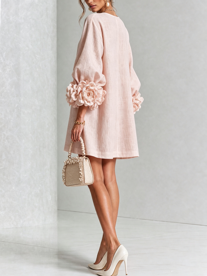 Elena · Mini Vestido Cascada Floral